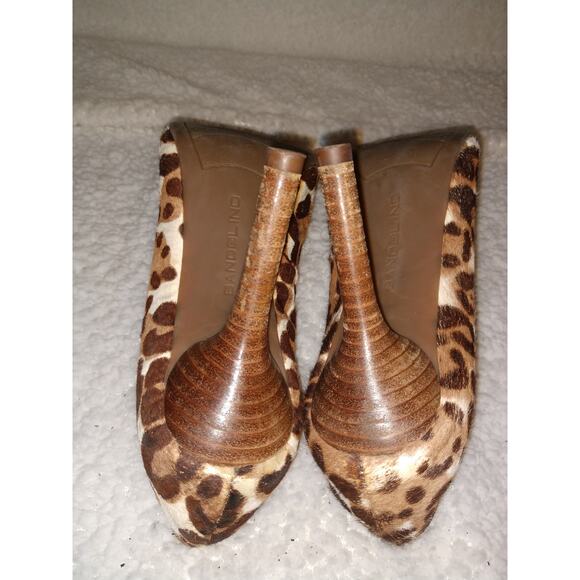 Bandolino Calf Hair Cheetah 4-inch Heels - Picture 4 of 4
